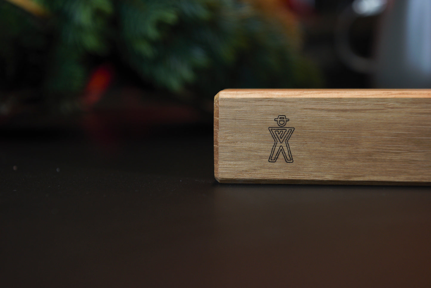 Kerzenständer Advent Nussbaum